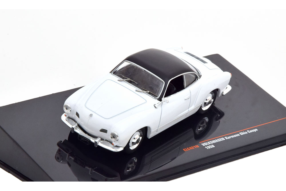 VW VOLKSWAGEN KARMANN GHIA COUPE 1958 WHITE/BLACK / ФОЛЬКСВАГЕН КАРМАНН