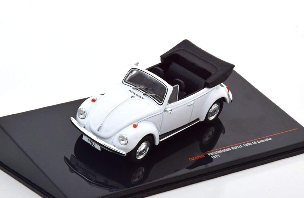 VW VOLKSWAGEN BEETLE KAFER 1302 LS CONVERTIBLE 1971 WHITE