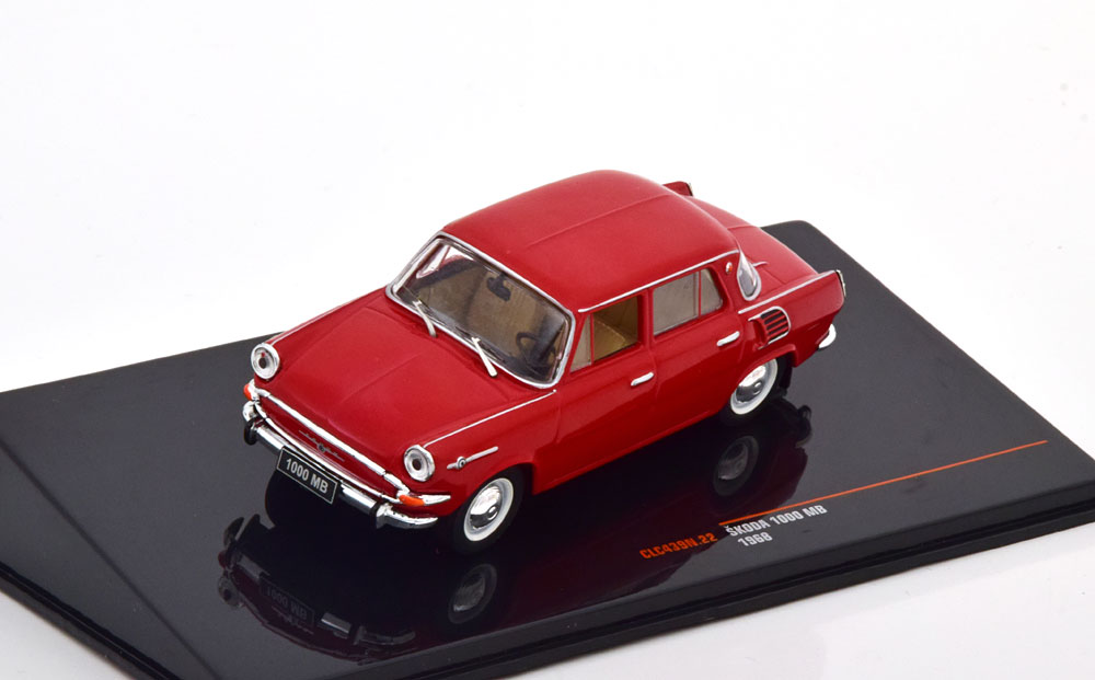 SKODA 1000 MB 1968 RED