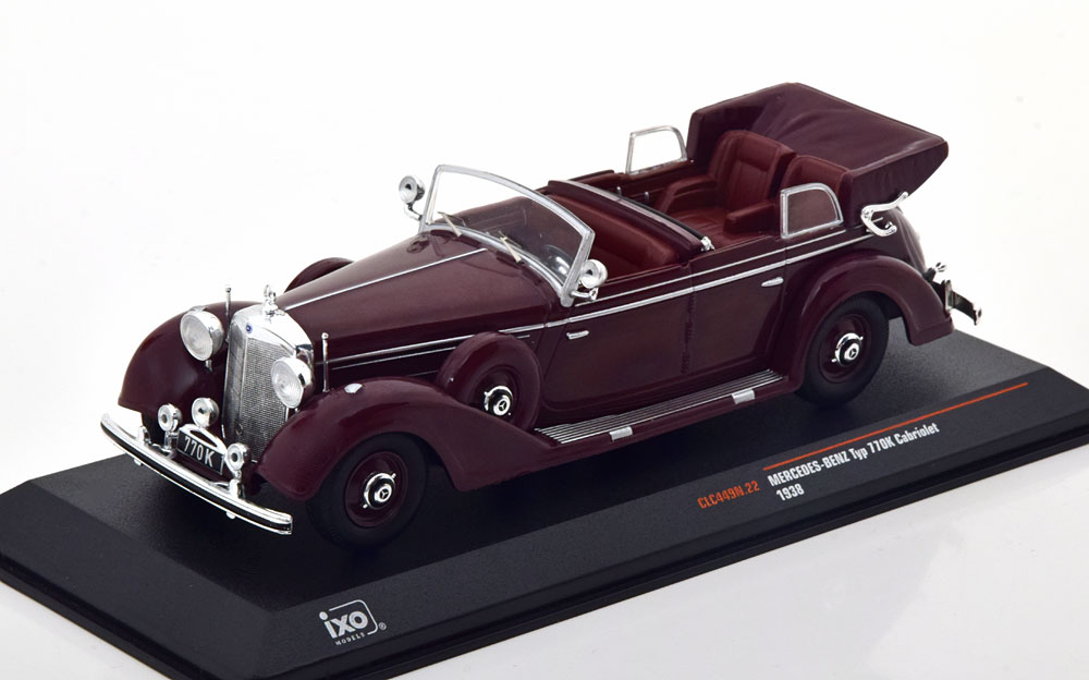 MERCEDES TYP 770K CONVERTIBLE 1938 DARK RED