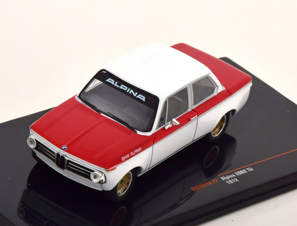 BMW 2002 TII ALPINA 1972 WHITE RED
