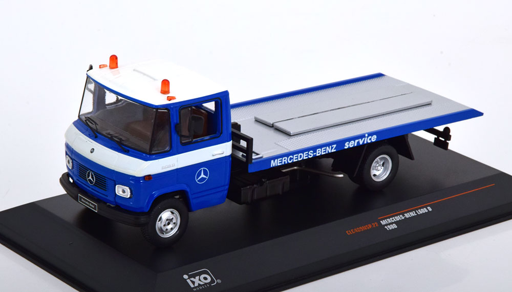 MERCEDES L608 D MERCEDES BENZ SERVICE 1980 BLUE WHITE