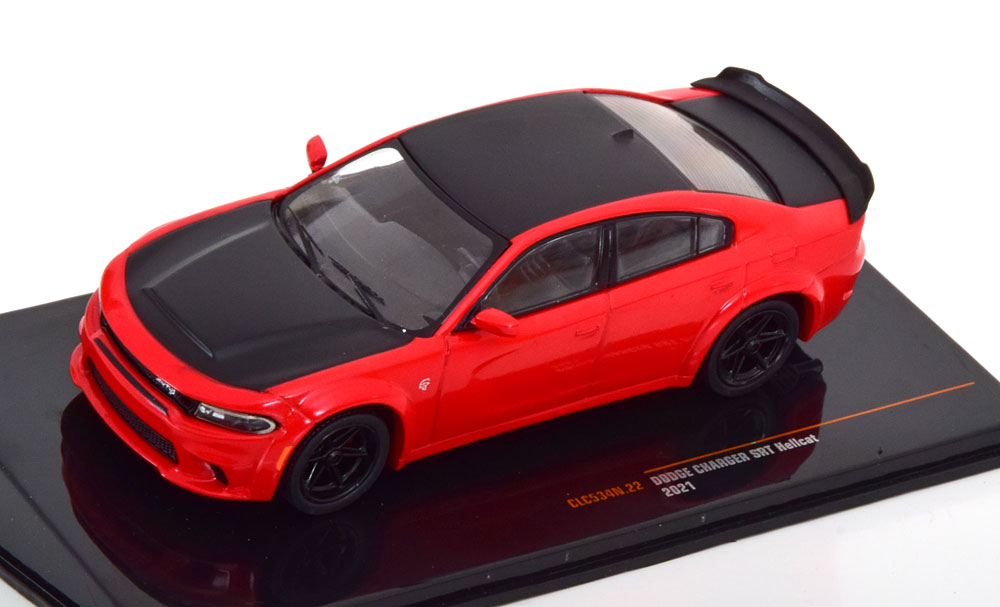 DODGE CHARGER SRT HELLCAT 2021 RED FLATBLACK