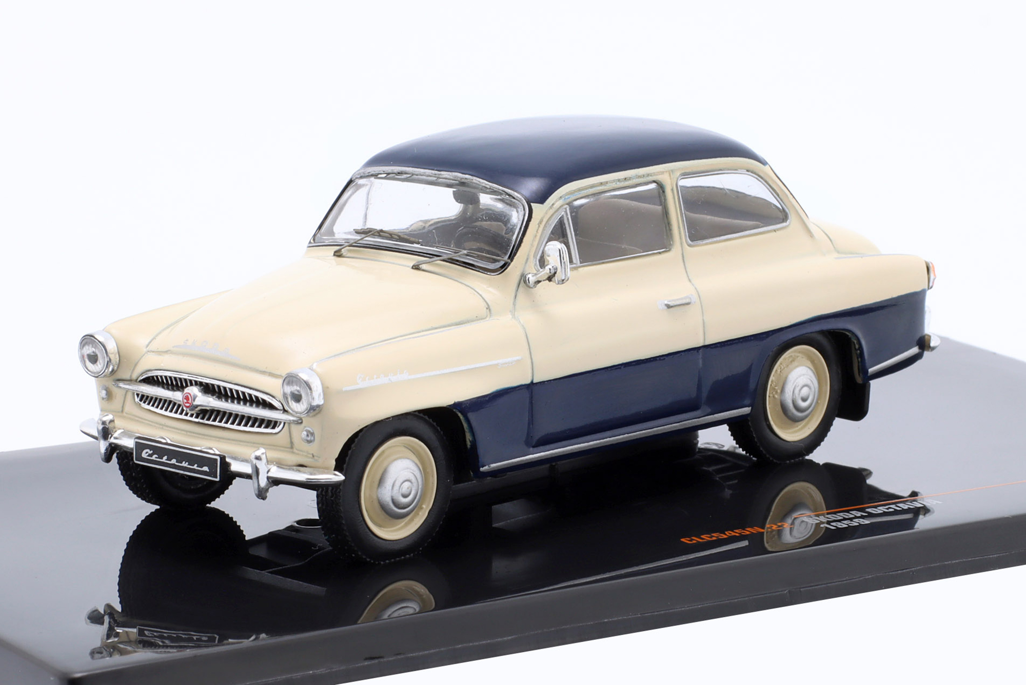 SKODA OCTAVIA YEAR 1959 BEIGE / DARK BLUE / ШКОДА ОКТАВИА БЕЖЕВЫЙ ТЕМНЫЙ СИНИЙ ТЕМНО
