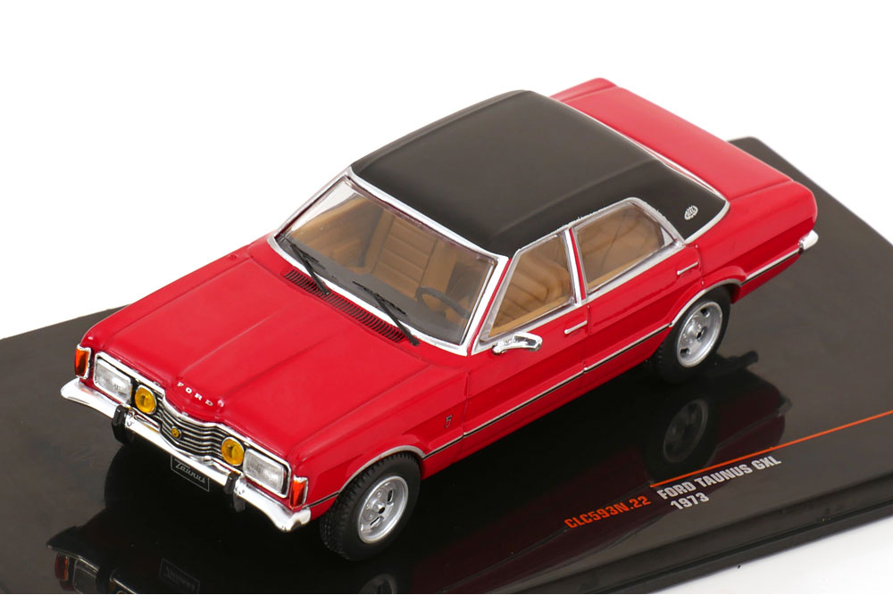FORD TAUNUS GXL 1973 RED MATT BLACK