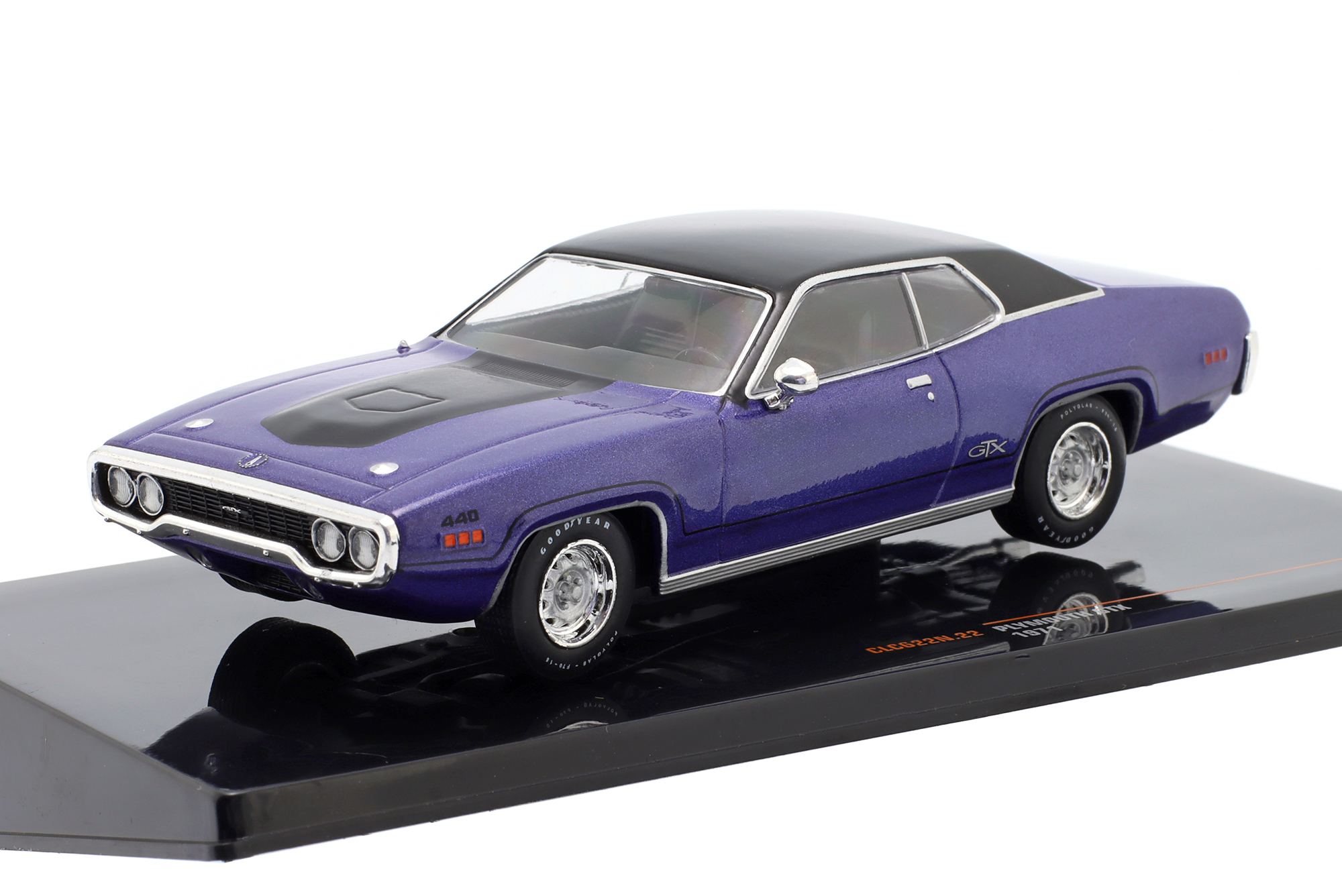 PLYMOUTH GTX RUNNER YEAR OF CONSTRUCTION 1971 PURPLE / ПЛИМУТ GTX РУННЕР ФИОЛЕТОВЫЙ