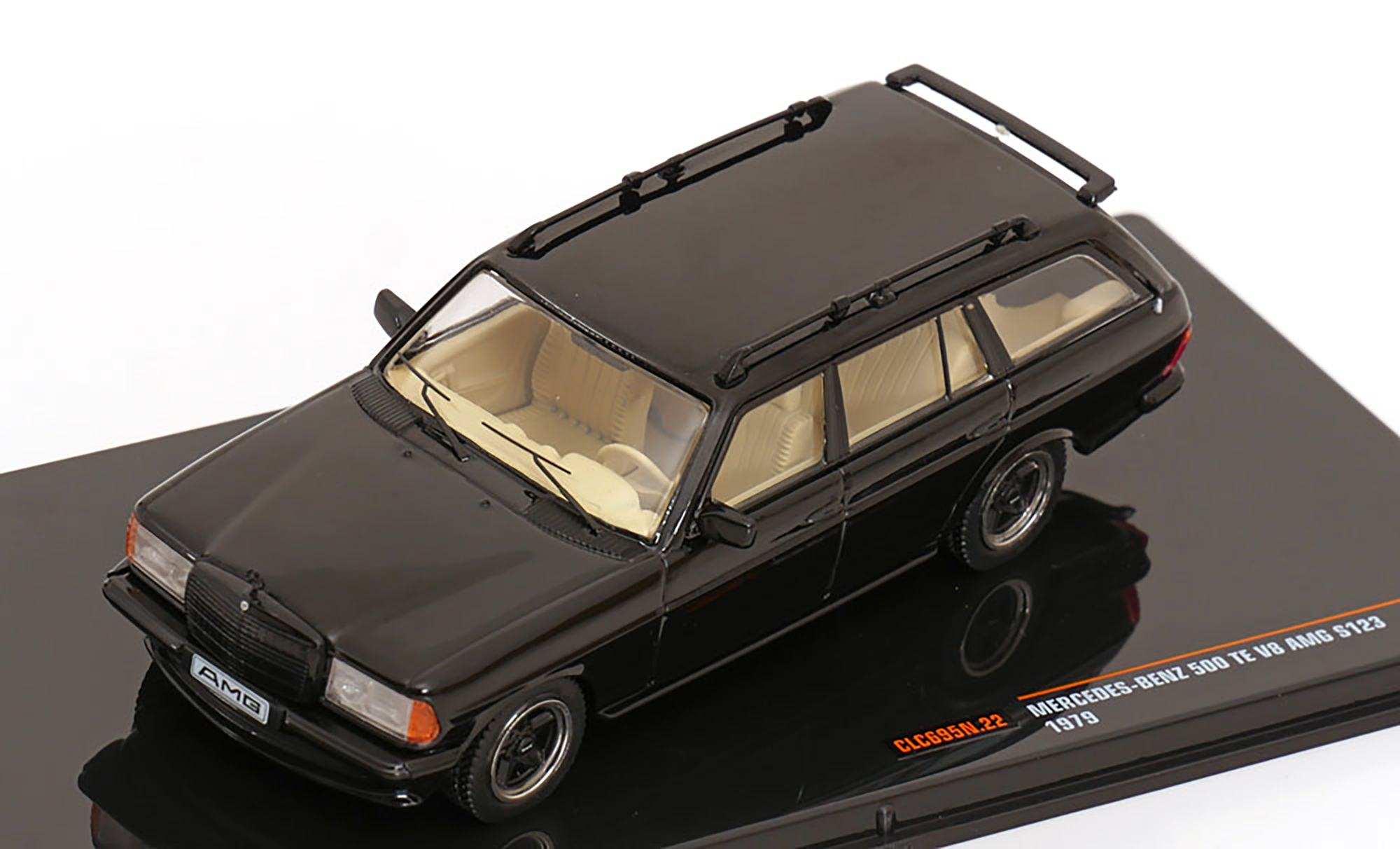 MERCEDES AMG 500 TE V8 (S123) TURNIER 1979 BLACK / МЕРСЕДЕС АМГ 500 ТЕ V8 S123 ТУРНИЕР ЧЕРНЫЙ