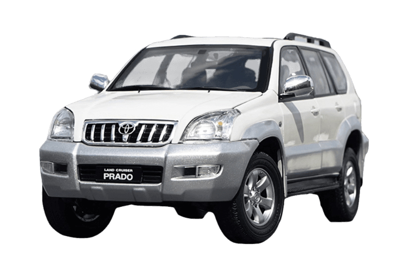 TOYOTA LAND CRUISER PRADO 120 2007 WHITE / ТОЙОТА ЛЭНД КРУИЗЕР ПРАДО БЕЛЫЙ