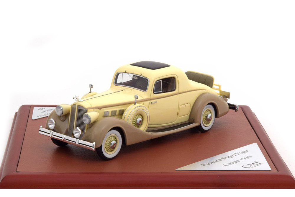 PACKARD SUPER EIGHT COUPE 1936 BEIGE/BRAUN