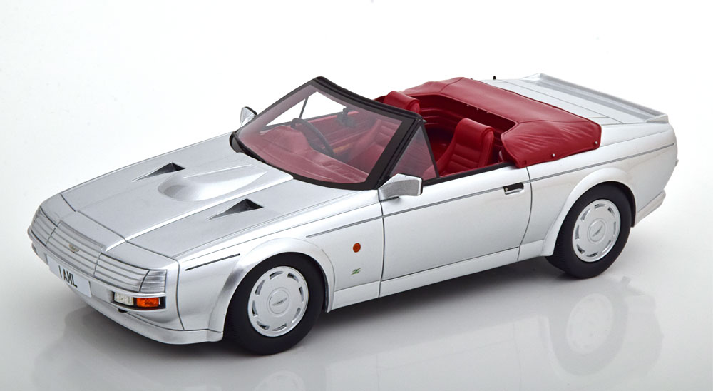 ASTON MARTIN ZAGATO SPYDER CONVERTIBLE 1987 SILVER