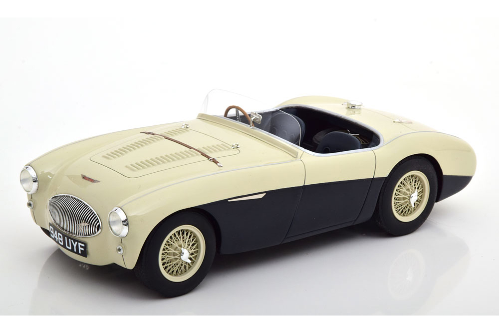 AUSTIN HEALEY 100S 1955 CREME DARK BLUE