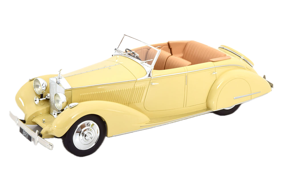 ROLLS-ROYCE 25-30 GURNEY NUTTING ALL WEATHER TOURER 1937 CREME-WHITE