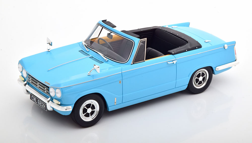 TRIUMPH VITESSE MK2 DHC CONVERTIBLE LIGHTBLUE