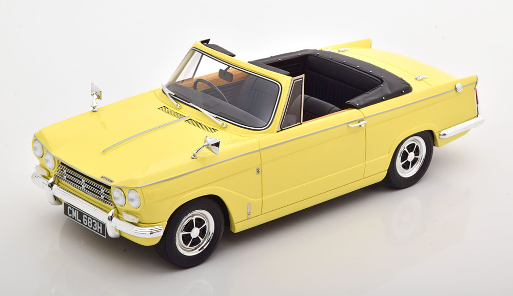 TRIUMPH VITESSE MK2 DHC CONVERTIBLE LIGHT-YELLOW