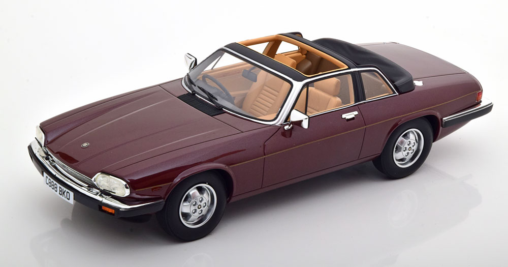 JAGUAR XJ SC RHD 1983 DUNKELROTMETALLIC