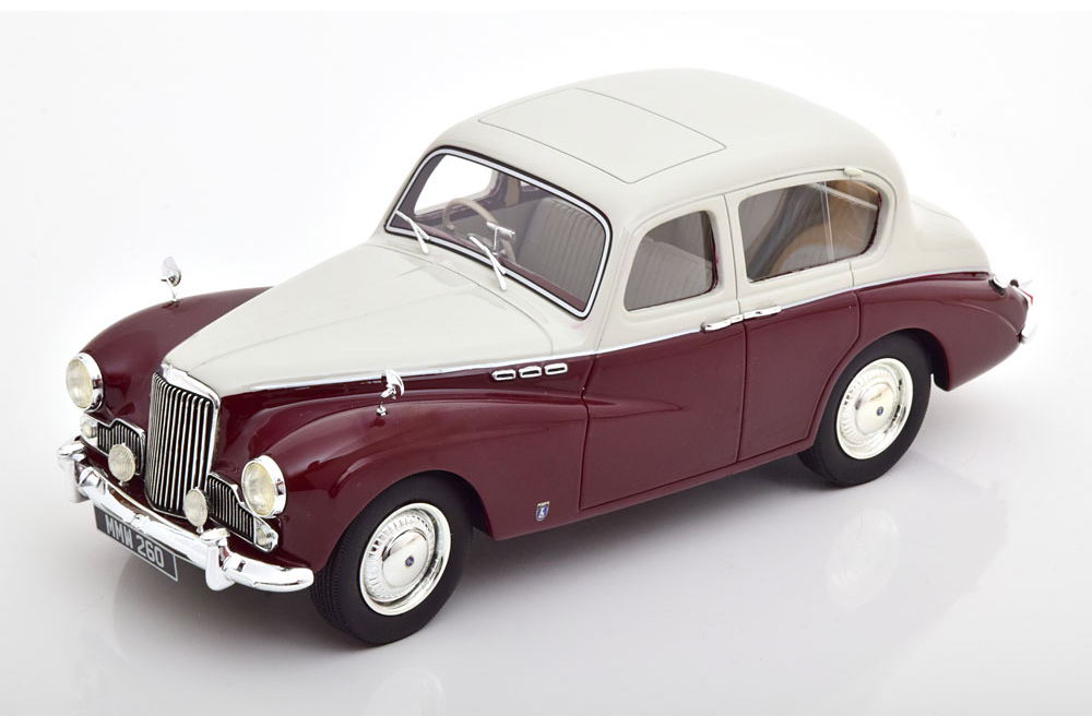 SUNBEAM SURPREME MKIII RHD 1954 WHITE DARK RED