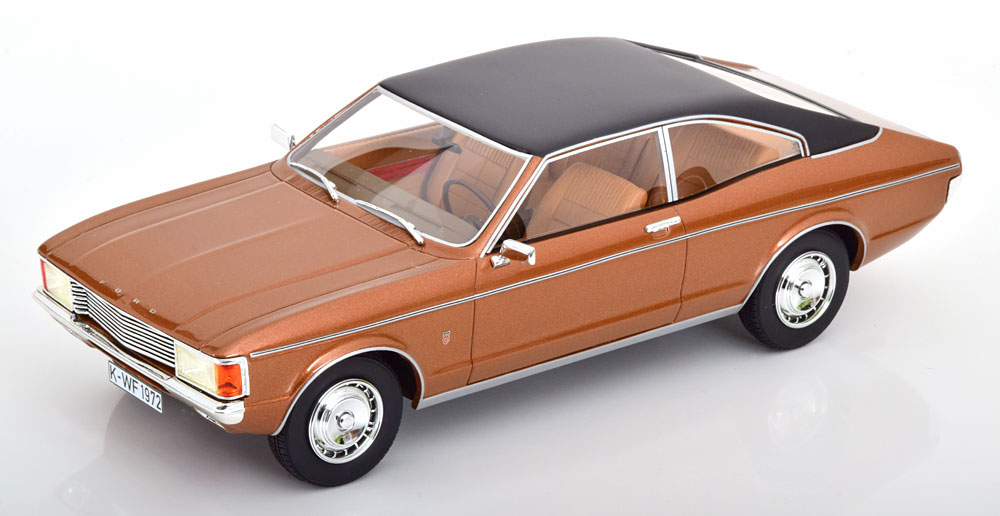 FORD GRANADA COUPE 1972 BROWN METALLIC MATT-BLACK