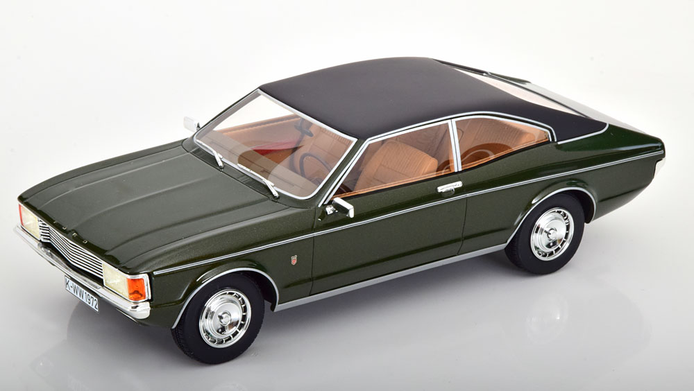 FORD GRANADA COUPE 1972 DARK GREEN-METALLIC