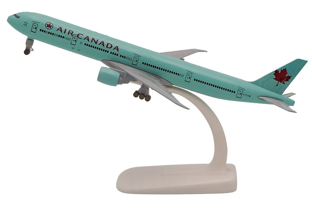 BOEING 777 CANADA AIRLINES / МОДЕЛЬ САМОЛЕТА BOEING БОИНГ 777 АВИАКОМПАНИЯ КАНАДА ЭЙРЛАЙНС (ДЛИНА 20 СМ)