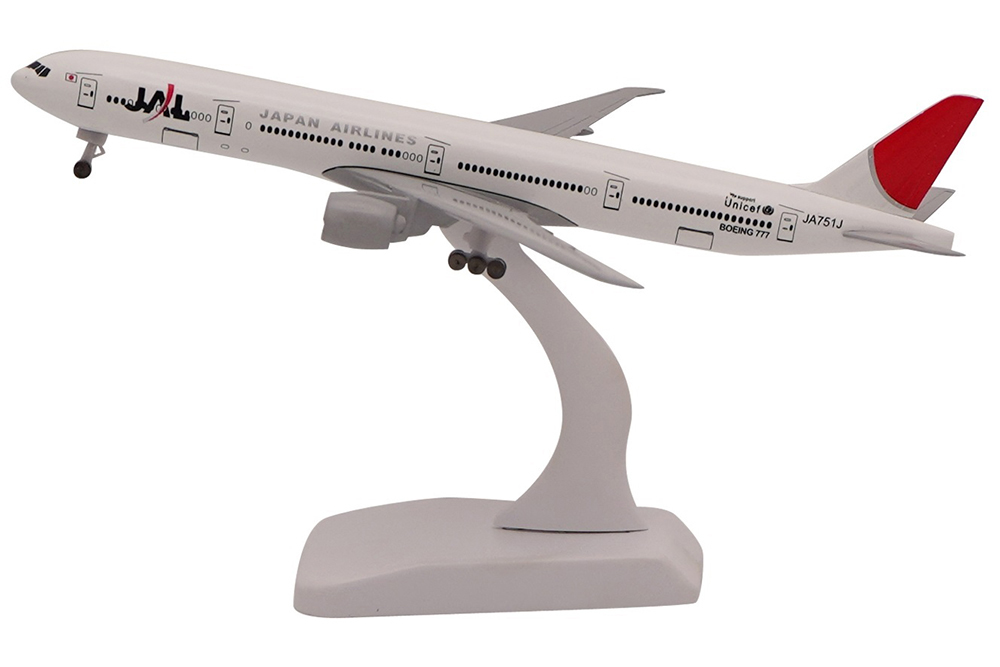 BOEING 777 JAPAN AIRLINES / МОДЕЛЬ САМОЛЕТА BOEING БОИНГ 777 АВИАКОМПАНИЯ ДЖАПАН ЭЙРЛАЙНС (ДЛИНА 20 СМ)