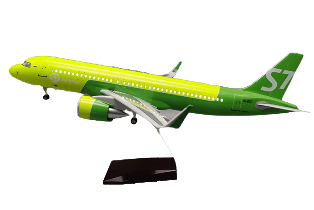 AIRBUS A320 NEO S7 SIBERIA / ЭЙРБАС А320 С7 СИБИРЬ (С ОСВЕЩЕНИЕМ САЛОНА ДЛИНА 45 СМ)