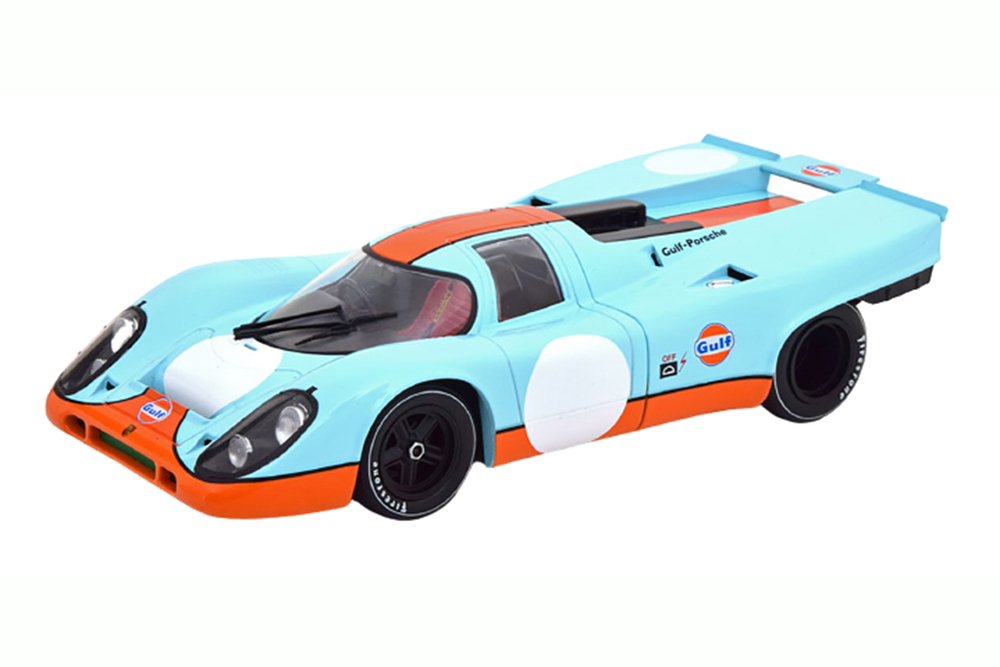 PORSCHE 917K VERSION 1 WITHOUT START NUMBER GULF WITH DECALS FOR 8 DIFFERENT RACE