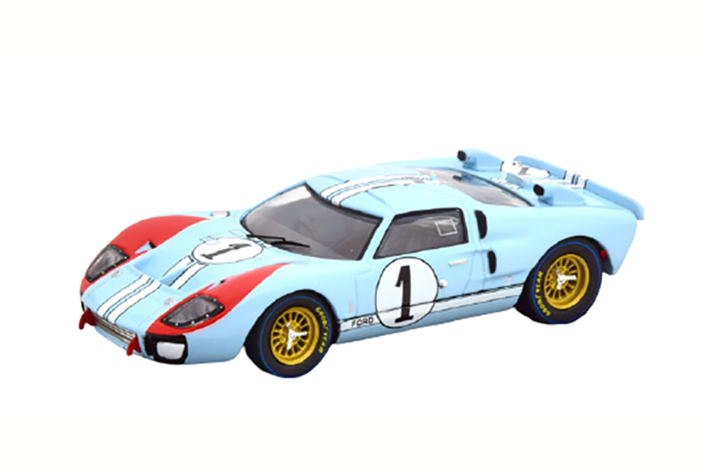 FORD GT40 MK 2 #1 THE REAL WINNER 24H LE MANS 1966 MILES/HULME FROM THE MOVIE LE MANS 66