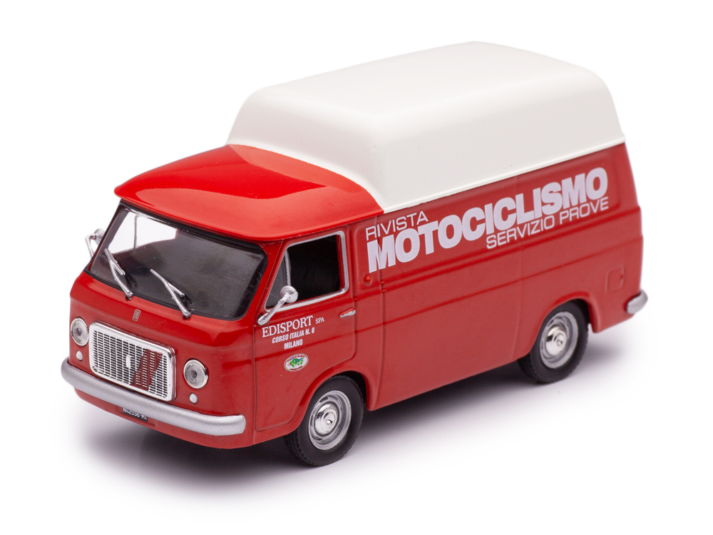 FIAT 238 MOTOCICLISMO 1971 КРАСНЫЙ С БЕЛЫМ ТЕНТОМ