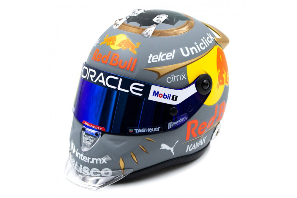 HELMET SERGIO PEREZ BRAZIL GP 2022 / ШЛЕМ СЕРХИО ПЕРЕСА ГРАНПРИ БРАЗИЛИИ