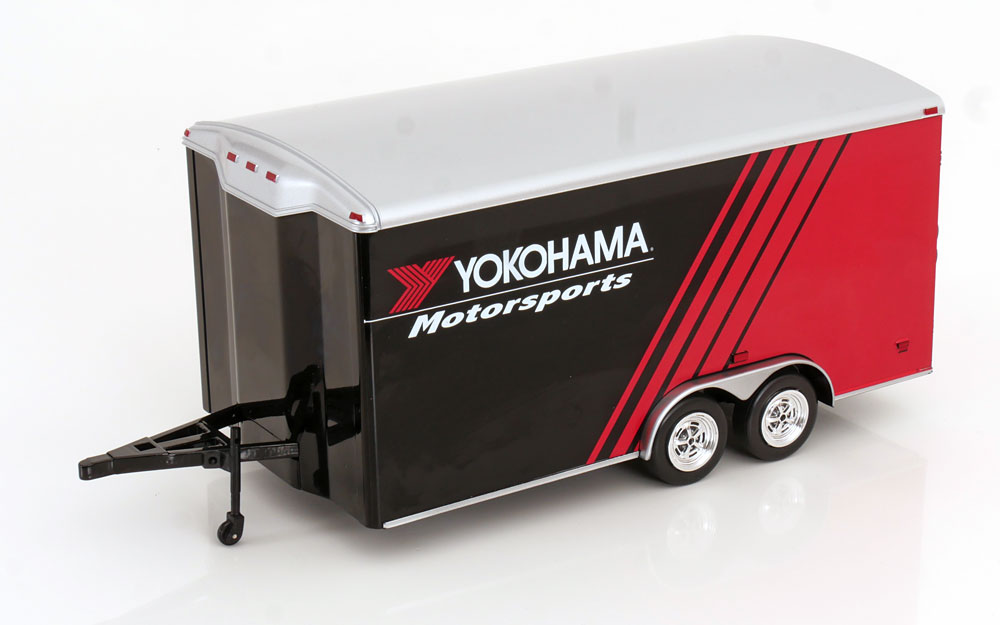 SONSTIGES CAR TRAILER YOKOHAMA MOTORSPORTS BLACK RED SILVER