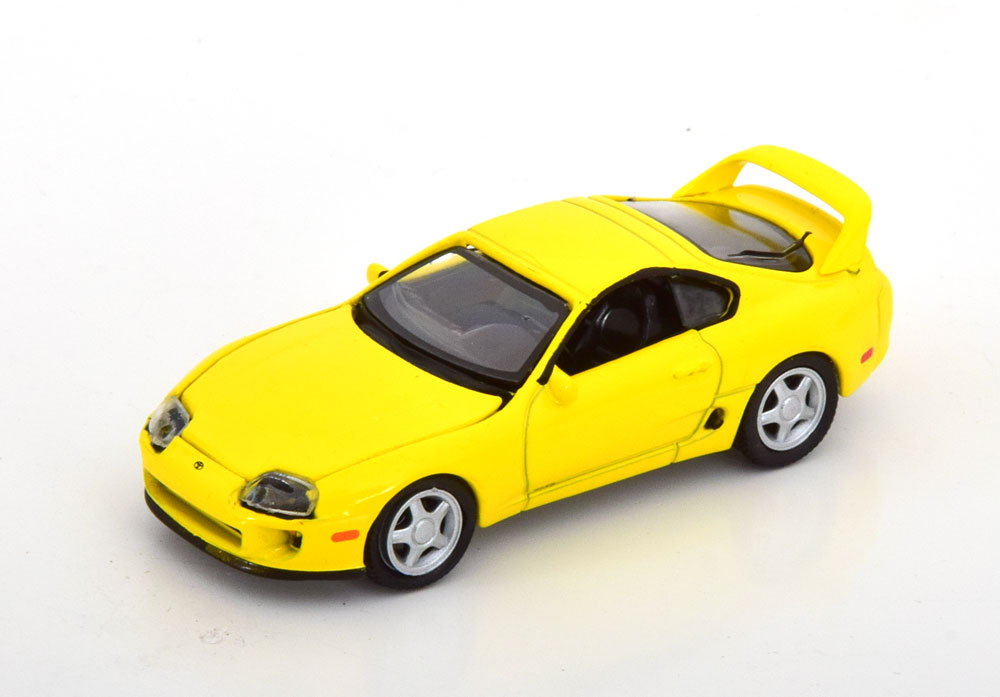 TOYOTA SUPRA 1996 YELLOW (ДЛИНА МОДЕЛИ 6-10 СМ)