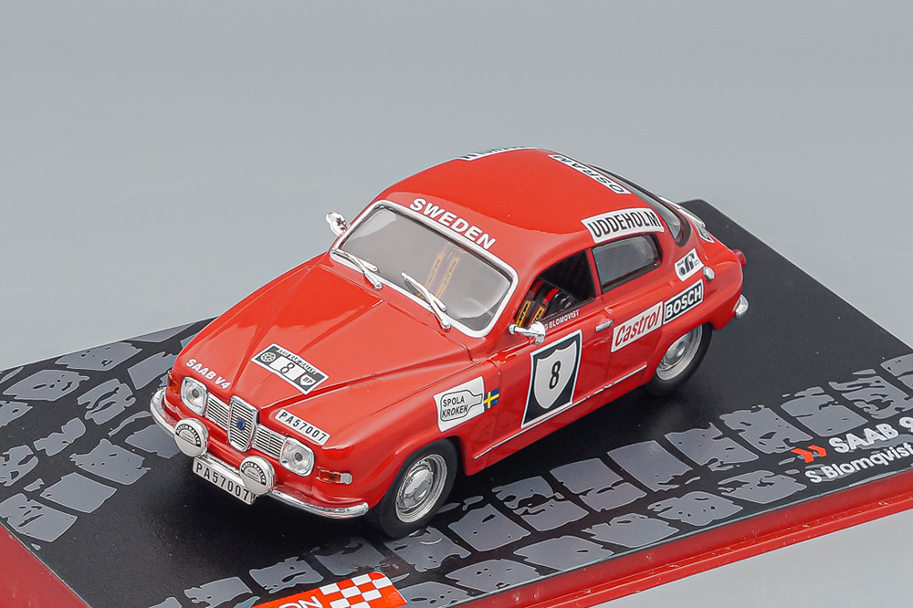 SAAB 96 V4 S.BLOMQVIST - A.HERTZ 1972, RED