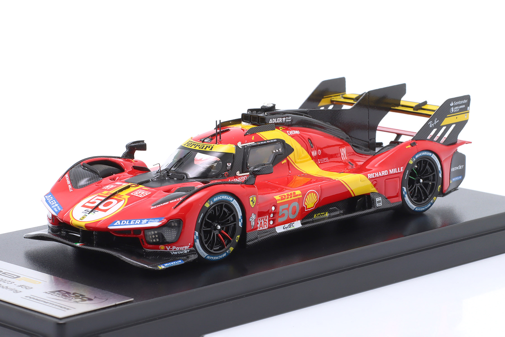 FERRARI 499P #50 3RD 1000 MILES SEBRING 2023 FUOCO, MOLINA, NIELSEN BBR / ФЕРРАРИ 499P 3 МЕСТО МИЛЕС СЕБРИНГ ФУОКО МОЛИНА НИЕЛСЕН ББР