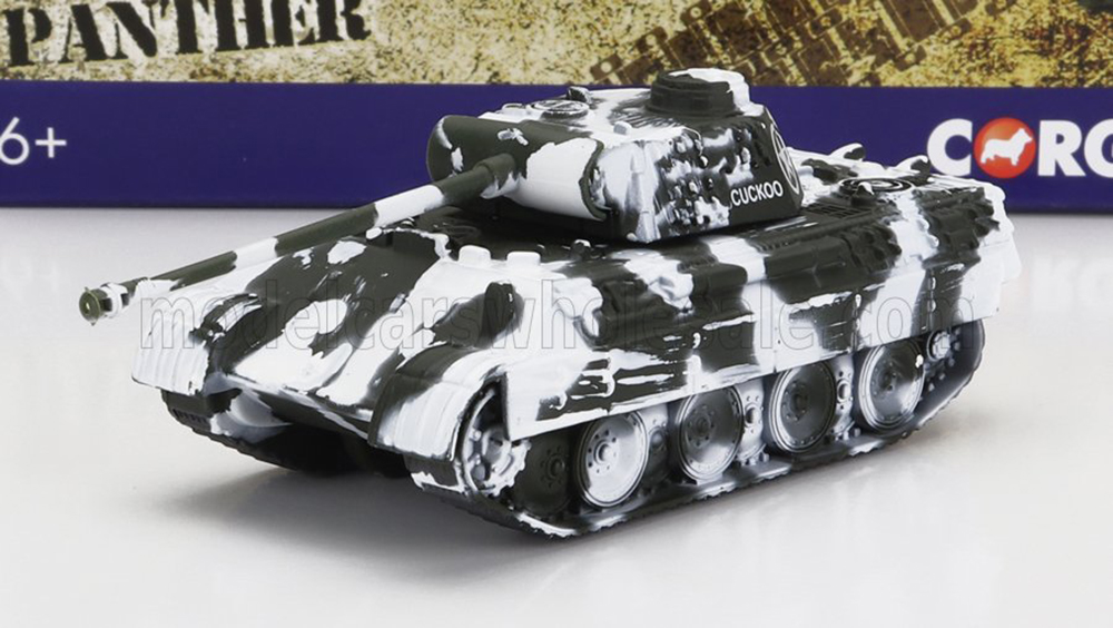 TANK PANTHER 1945 - CM. 8.0, MILITARY CAMOUFLAGE (ДЛИНА МОДЕЛИ 3-5 СМ)