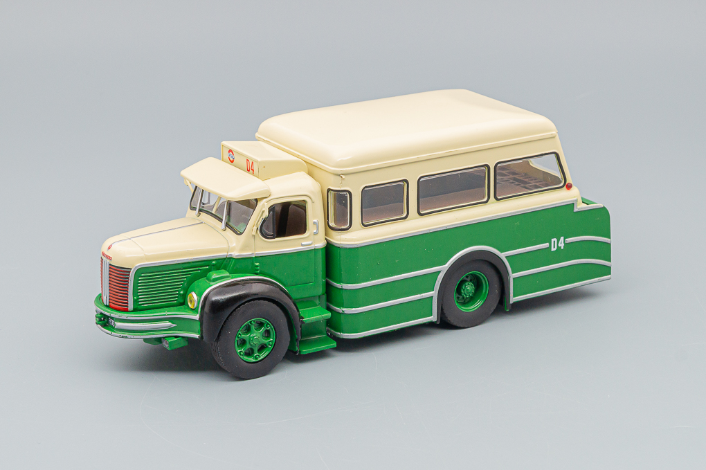 BERLIET GML10 АВТОБУС 1965 ЗЕЛЕНЫЙ С БЕЖЕВЫМ