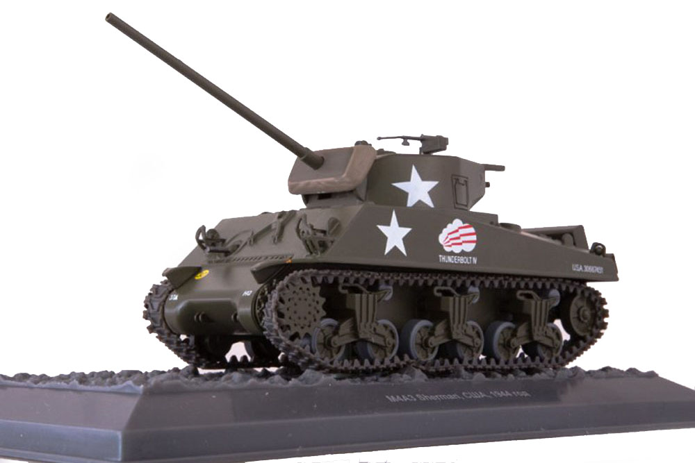 TANK PANZER SHERMAN M4A3 76MM USA 1944 (USSR RUSSIA) | M4A3 (76MM) SHERMAN (США) ТАНКИ. ЛЕГЕНДЫ ОТЕЧЕСТВЕННОЙ БРОНЕТЕХНИКИ #19
