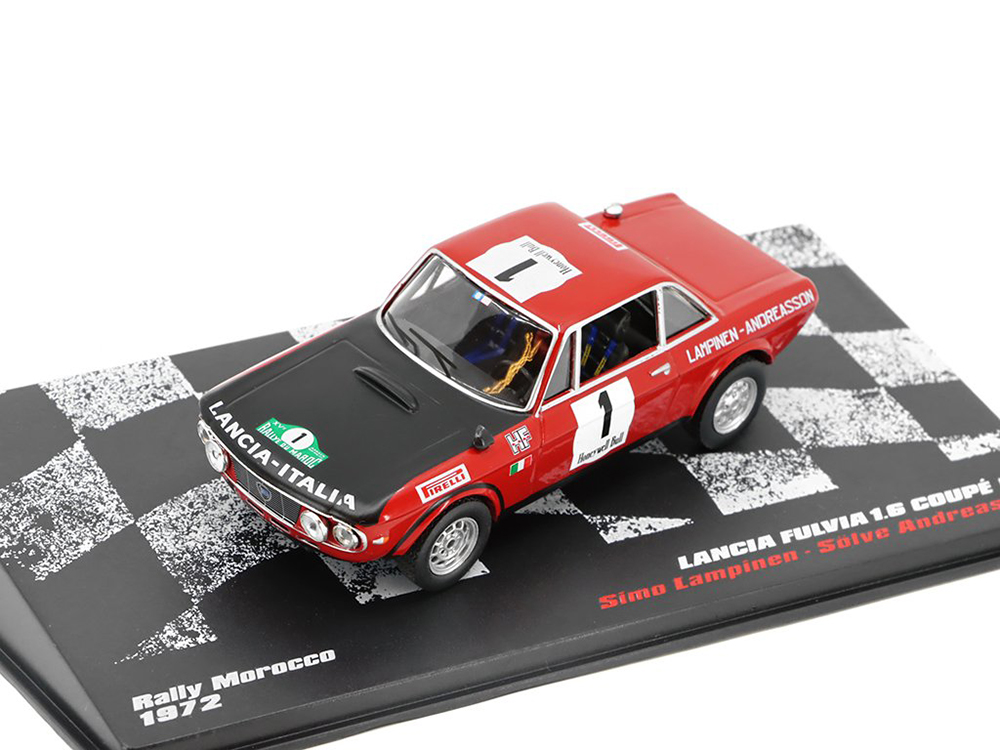 LANCIA FULVIA 1.6 COUPE HF RALLY MOROCCO 1972, RALLYE ZAVODNI AUTOMOBILY 55