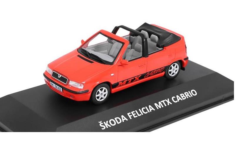 SKODA FELICIA MTX CABRIO, RED / BLACK