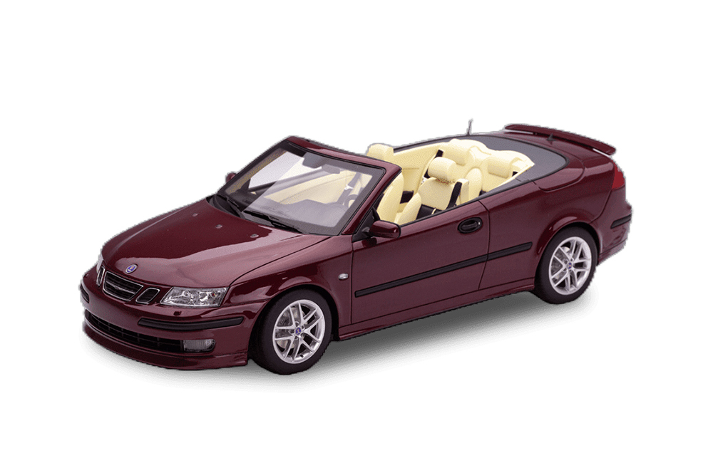 SAAB 9-3 AERO CONVERTIBLE 2005 КРАСНЫЙ МЕТАЛЛИК