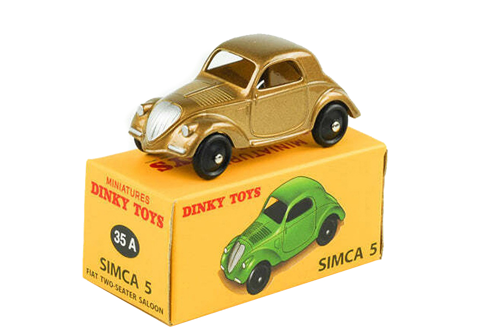 SIMCA 5 (FIAT 500A TOPOLINO) 1936 КОРИЧНЕВЫЙ МЕТАЛЛИК