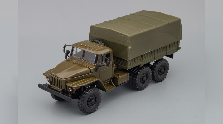 УРАЛЬСКИЙ ГРУЗОВИК 4320 С ТЕНТОМ, ХАКИ