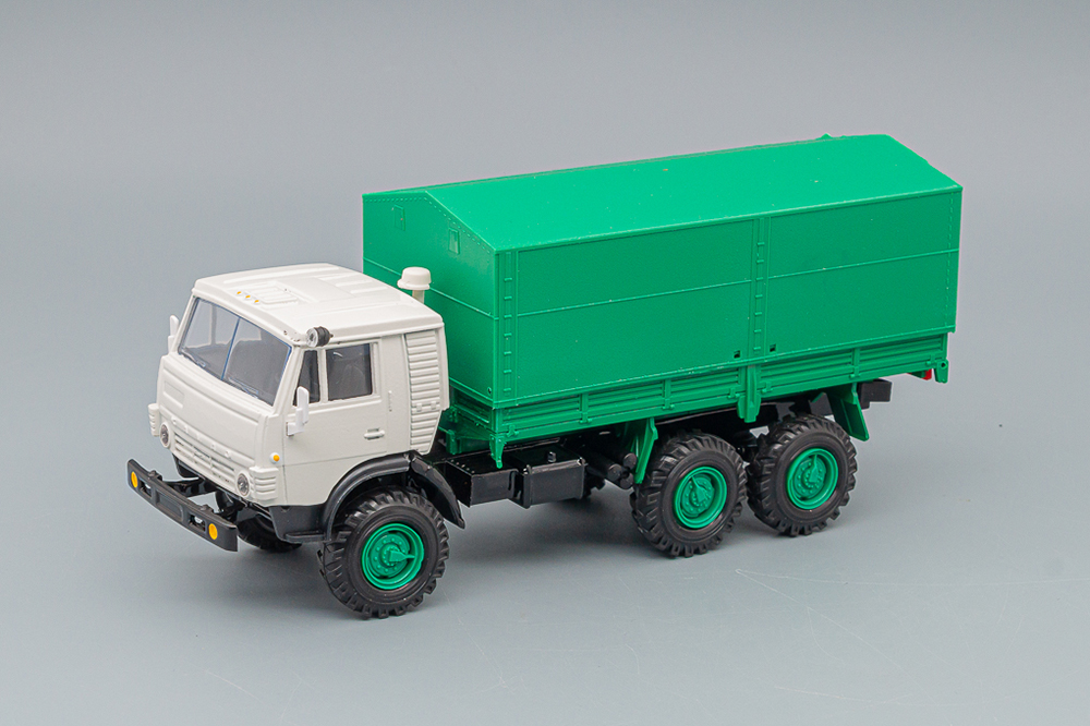 КАМСКИЙ 43101-010 БОРТОВОЙ С ТЕНТОМ, БЕЛЫЙ / КИПАРИС
