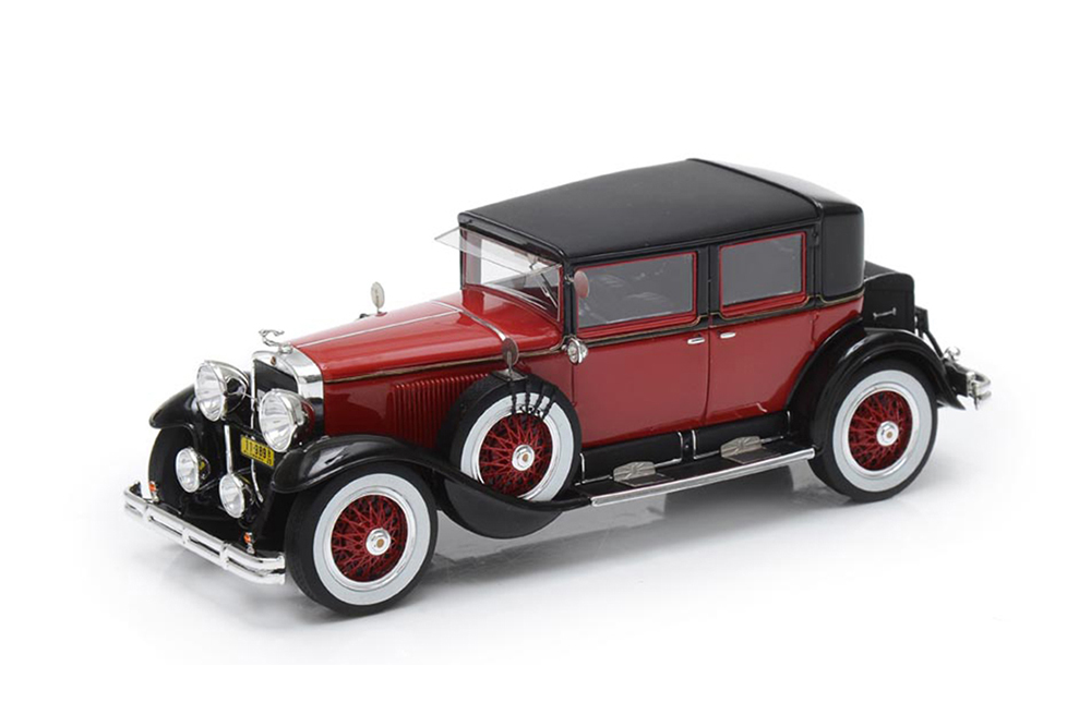 CADILLAC 341A TOWN SEDAN 1928 RED/BLACK (LIMITED 228/500 PCS)