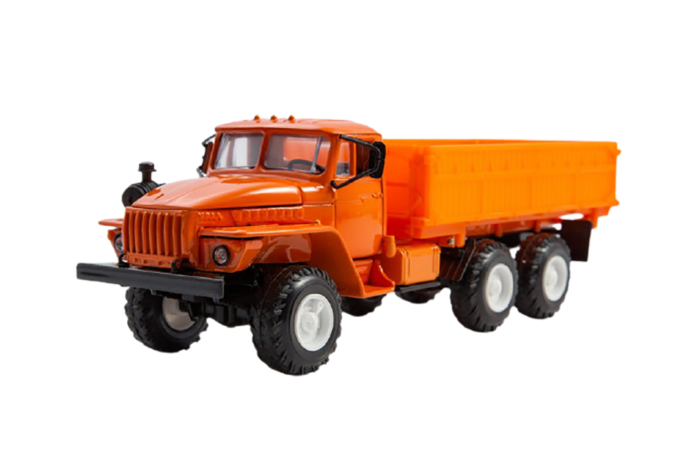 URALSKY TRUCK 5557 (USSR RUSSIAN) ORANGE | УРАЛЬСКИЙ ГРУЗОВИК 5557 С/Х ЭЛЕКОН