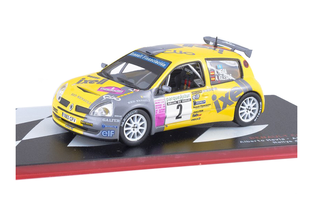RENAULT CLIO S1600 ALBERTO HEVIA ALBERTO IGLESIAS RALLYE DE AVILES 2004