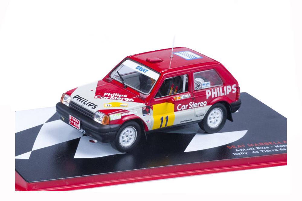 SEAT MARBELLA PROTO ANTONI RIUS MANEL CASANOVA RALLY DE TIERRA DE AVILES 1988