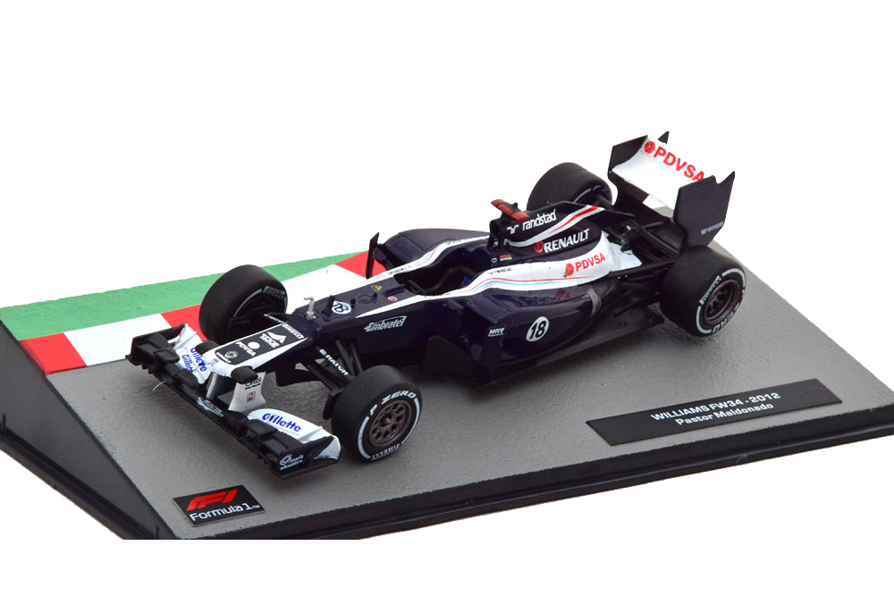 WILLIAMS RENAULT FW34 MALDONADO 2012
