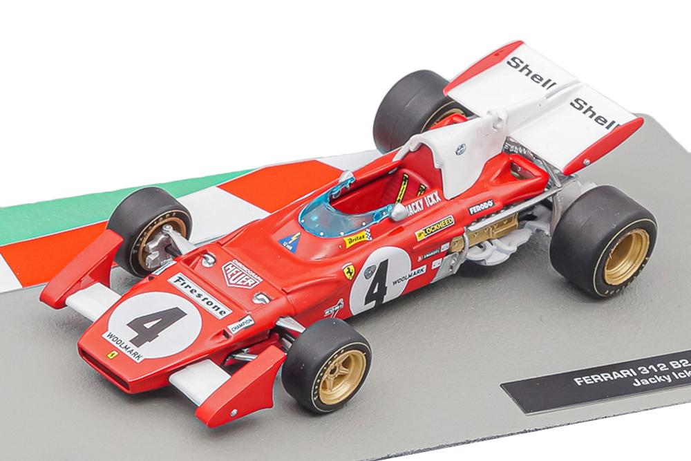 FERRARI 312 B2 #4 (1971) ЖАКИ ИКС / ФЕРРАРИ 312 B2 КРАСНЫЙ