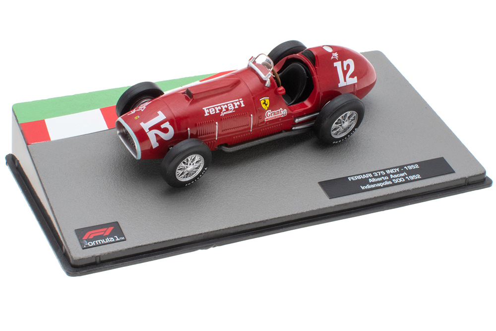 FERRARI 375 INDY #12 "SCUDERIA FERRARI" ALBERTO ASCARI INDIANAPOLIS 500 ЧЕМПИОН МИРА 1952