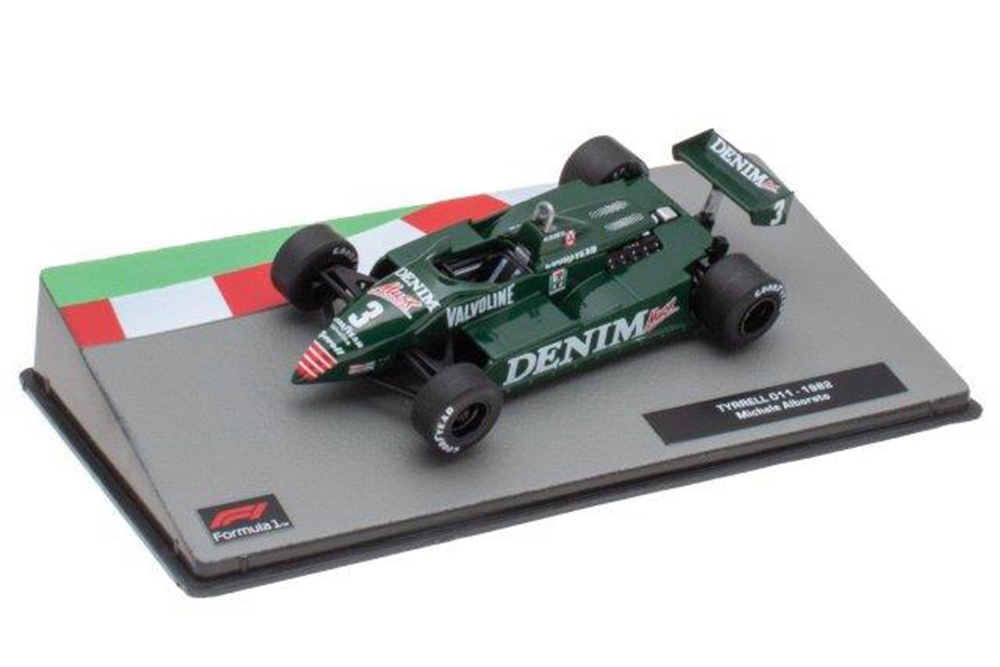 TYRRELL 011 #3 "TEAM TYRRELL" MICHELE ALBORETO 1982